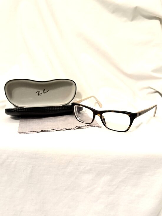 RAY BAN RB 5298 Tortoise 53-17–135 Eyeglass Frame w/Case Prescription Havana main image 10